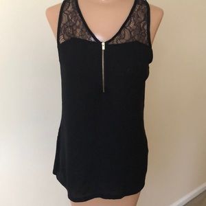 Express Black Lace Tank